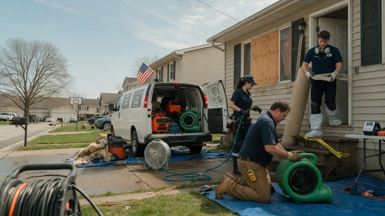 Water Damage Restoration in Union, IL near me